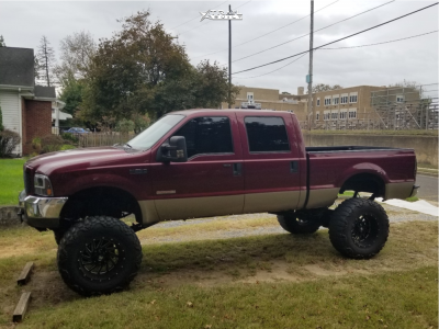 2004 Ford F-250 Super Duty - 20x12 -44mm - Monster Offroad M12 - Suspension Lift 10" - 40" x 15.5"