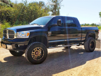2007 Dodge Ram 2500 - 20x12 -44mm - Asanti Offroad Ab809 - Suspension Lift 4" - 37" x 13.5"