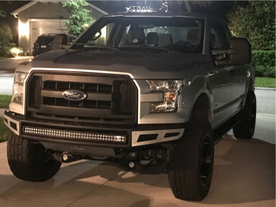 2017 Ford F-150 - 20x10 -24mm - Moto Metal Mo962 - Suspension Lift 6" - 35" x 12.5"