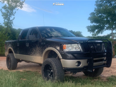 2007 Ford F-150 - 20x12 -44mm - Moto Metal Mo970 - Suspension Lift 6" - 35" x 12.5"