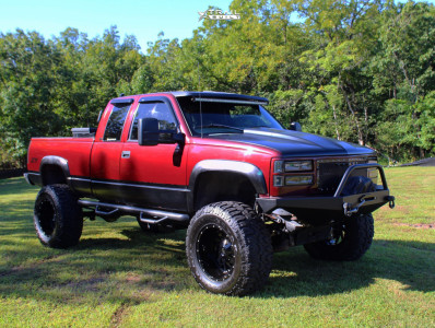 1998 GMC K1500 - 20x12 -44mm - Hardrock Crusher - Suspension Lift 6" & Body 3" - 38" x 15.5"