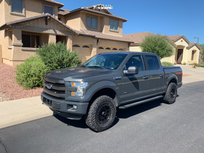 2016 Ford F-150 - 17x8.5 0mm - Method Nv - Suspension Lift 2.5" - 295/70R17