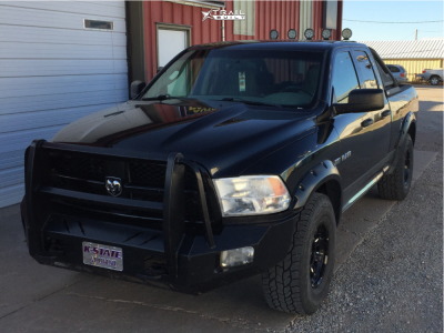 2009 Dodge Ram 1500 - 17x9.5 0mm - Black Rhino Locker - Stock Suspension - 315/75R17
