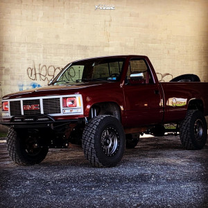 1998 GMC K1500 - 18x9 -12mm - XD Xd128 - Suspension Lift 6" - 35" x 12.5"