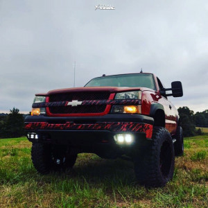 2004 Chevrolet Silverado 1500 - 20x12 -44mm - Scorpion Sc18 - Suspension Lift 6" - 37" x 13.5"