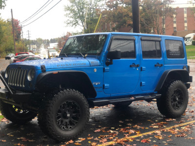 2016 Jeep Wrangler JK - 18x9 0mm - XD Misfit - Suspension Lift 2.5" - 35" x 12.5"