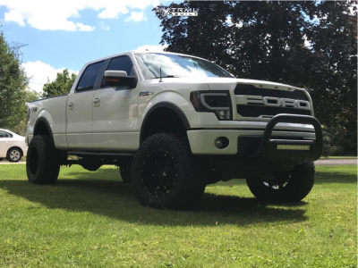 2014 Ford F-150 - 20x12 -44mm - Fuel Hostage - Suspension Lift 8" - 37" x 13.5"