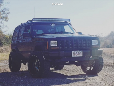 1998 Jeep Cherokee - 20x12 -44mm - Gear Off-Road Big Block - Suspension Lift 2.5" - 275/45R20