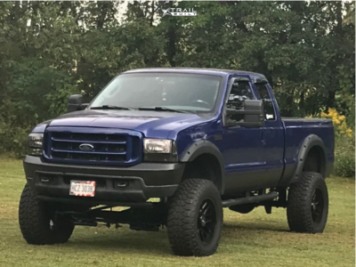 2003 Ford F-250 Super Duty - 20x10 -25mm - Motiv Offroad Magnus - Suspension Lift 6" - 37" x 12.5"
