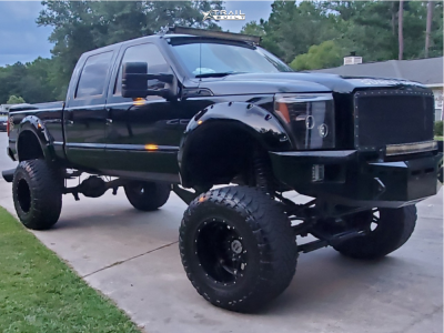 2011 Ford F-250 Super Duty - 20x14 -76mm - Fuel Hostage - Lifted >12" - 40" x 15.5"