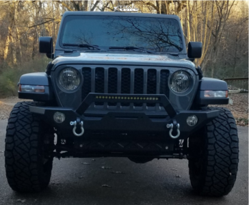 1 2020 Gladiator Jeep Mopar Suspension Lift 25in Fuel Contra Matte Black