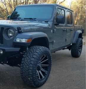 1 2020 Gladiator Jeep Mopar Suspension Lift 25in Fuel Contra Matte Black
