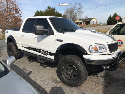2001 Ford F-150 - 17x8.5 10mm - American Racing ATX Ax194 - Leveling Kit - 35" x 12.5"