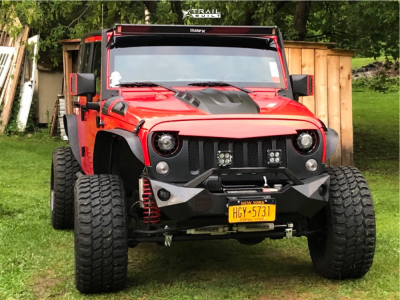 2017 Jeep Wrangler JK - 20x12 -44mm - Asanti Offroad Ab807 - Suspension Lift 4" - 33" x 12.5"