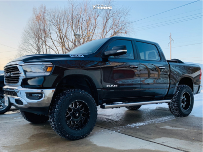 2019 Ram 1500 - 20x9 0mm - LRG 104 - Suspension Lift 6" - 37" x 12.5"