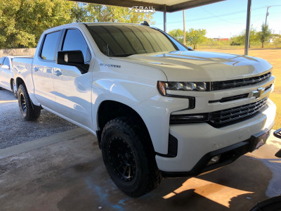 2019 Chevrolet Silverado 1500 - 17x8.5 0mm - Icon Alloys Compression - Leveling Kit - 33" x 12.5"