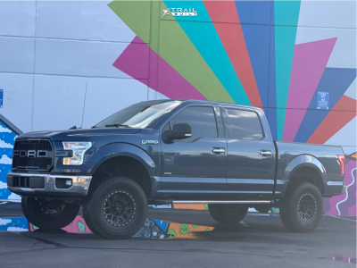 2015 Ford F-150 - 17x8.5 0mm - Method Mesh - Suspension Lift 7" - 35" x 12.5"