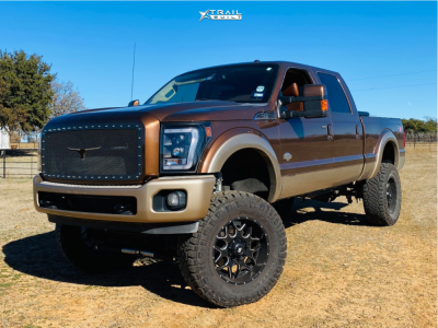 2011 Ford F-250 Super Duty - 20x9 0mm - LRG 104 - Suspension Lift 8" - 37" x 13.5"