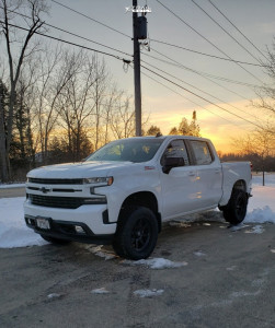 2019 Chevrolet Silverado 1500 - 20x9 -12mm - Mickey Thompson Deegan 38 Pro 2 - Suspension Lift 3" - 295/55R20