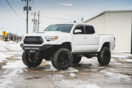 2017 Toyota Tacoma - 17x9 0mm - Anthem Off-Road Intimidator - Suspension Lift 6" - 315/70R17
