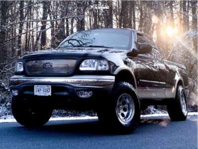 2000 Ford F-150 - 16x10 -38mm - Alloy Ion 171 - Stock Suspension - 33" x 12.5"