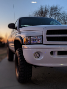 1 2001 Ram 1500 Dodge Rough Country Suspension Lift 25in Cragar 397 Black