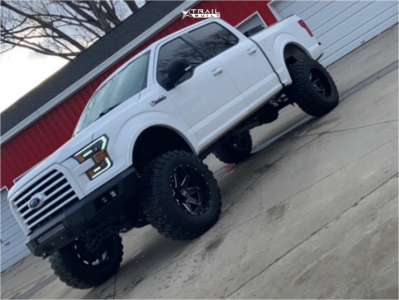 2015 Ford F-150 - 20x12 -44mm - Hostile Alpha - Suspension Lift 6" - 37" x 13.5"