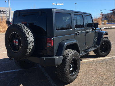 2017 Jeep Wrangler JK Wheel Offset Super Aggressive 3"-5" Suspension