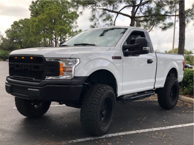 1 2018 F 150 Ford Maxtrac Suspension Lift 75in Ultra Menace Matte Black