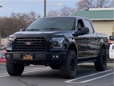 2016 Ford F-150 - 17x8.5 0mm - Method Grid - Suspension Lift 2.5" - 35" x 12.5"
