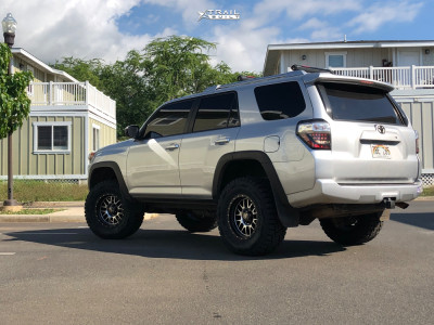 2016 Toyota 4Runner Wheel Offset Slightly Aggressive Leveling Kit ...