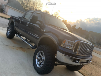 2006 Ford F-250 Super Duty - 20x10 -24mm - Incubus Recoil - Suspension Lift 8" - 38" x 13.5"