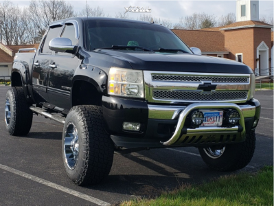 2011 Chevrolet Silverado 1500 - 20x14 -76mm - Fuel Hostage - Suspension Lift 6" - 37" x 13.5"