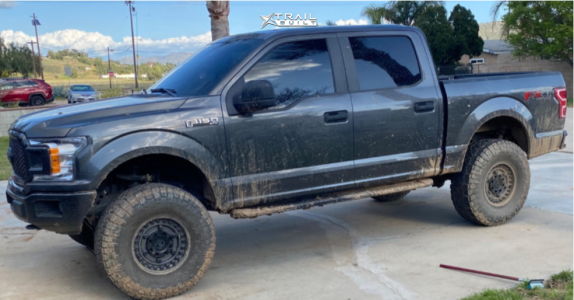 2019 Ford F-150 - 17x9.5 0mm - Black Rhino Armory - Suspension Lift 6" - 37" x 12.5"