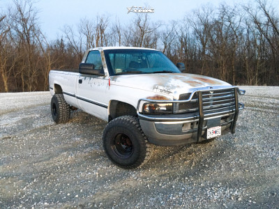 1994 Dodge Ram 1500 - 15x12 -63mm - Bart Wheels Super Trucker - Leveling Kit - 33" x 12.5"