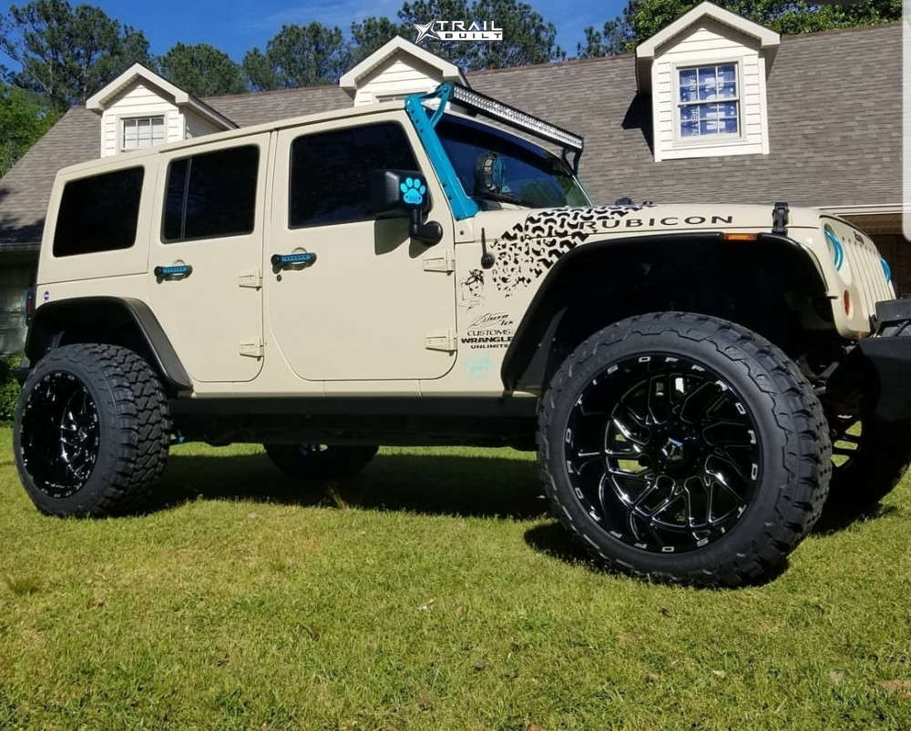 12 Jeep Wrangler Wheel Offset Aggressive 1 Outside Fender Suspension Lift 3 Trailbuilt Off Road