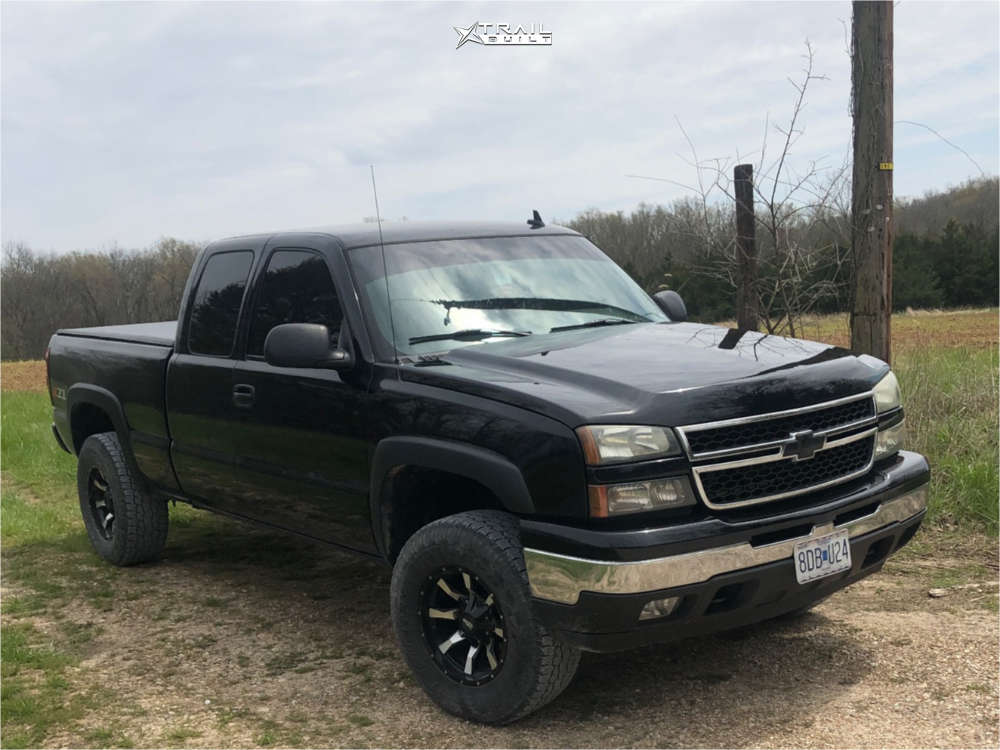 2006 Chevrolet Silverado 1500 Wheel Offset Aggressive > 1" Outside