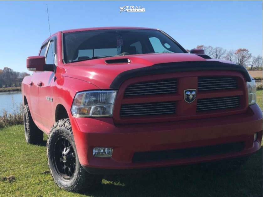 2010 Dodge Ram 1500 Wheel Offset Aggressive > 1" Outside Fender