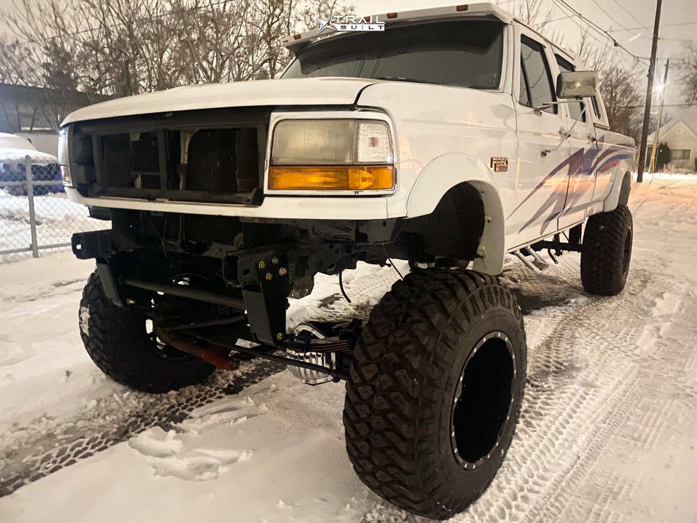 1995 Ford F350 Super Duty Wheel Offset Super Aggressive 3"5