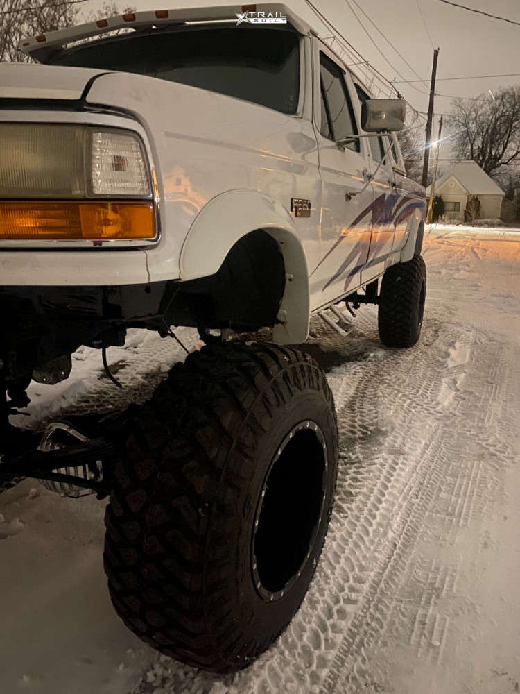 1995 Ford F350 Super Duty Wheel Offset Super Aggressive 3"5