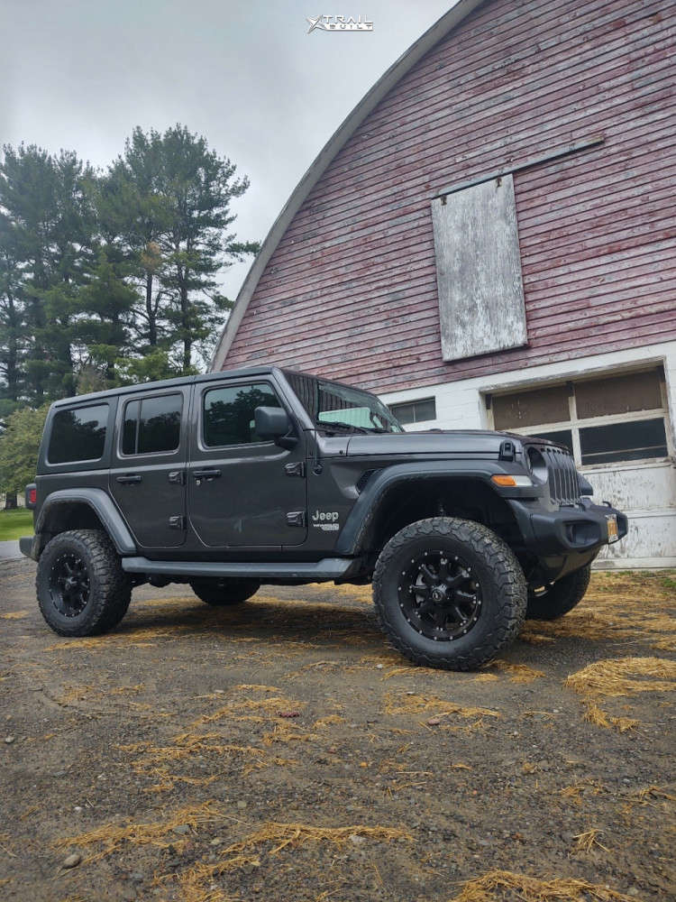 2020 Jeep Wrangler Wheel Offset Aggressive > 1" Outside Fender