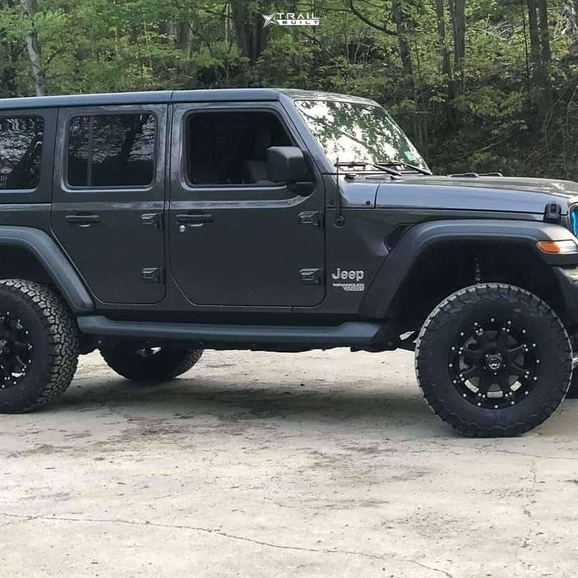 2020 Jeep Wrangler Wheel Offset Aggressive > 1" Outside Fender