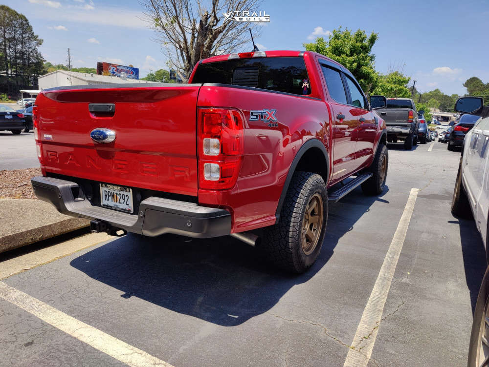 2021 Ford Ranger Wheel Offset Aggressive > 1