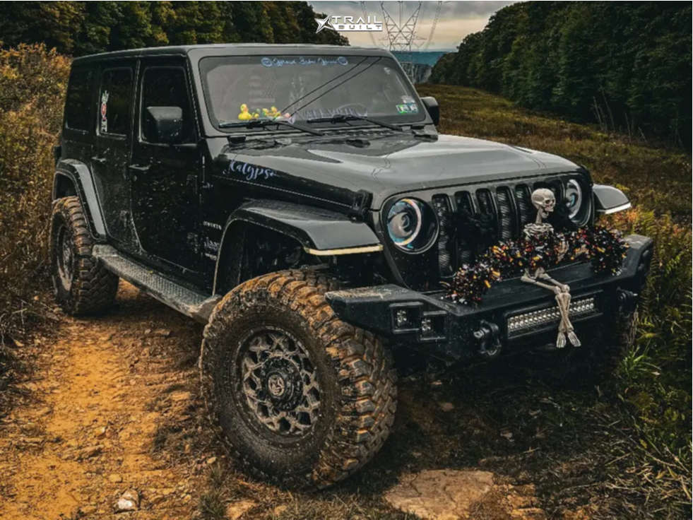 2018 Jeep Wrangler Wheel Offset Slightly Aggressive Suspension Lift 3 ...