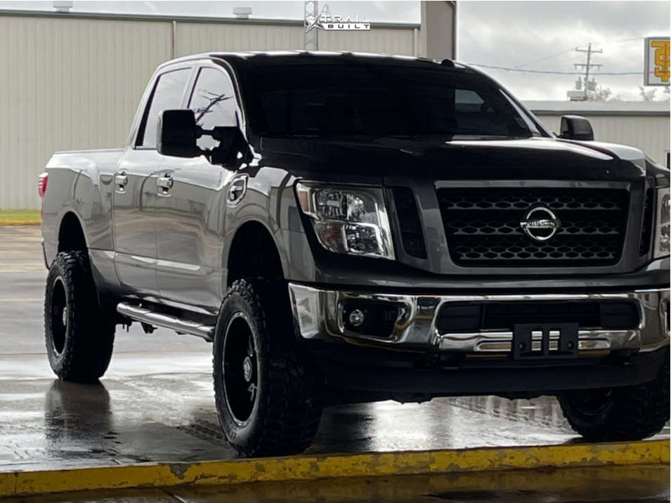 2019 Nissan Titan XD Wheel Offset Super Aggressive 3