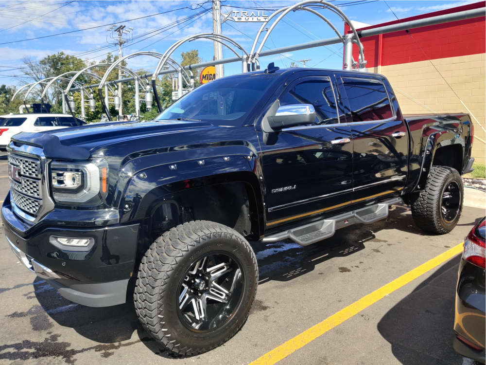 2016 GMC Sierra 1500 Wheel Offset Aggressive > 1