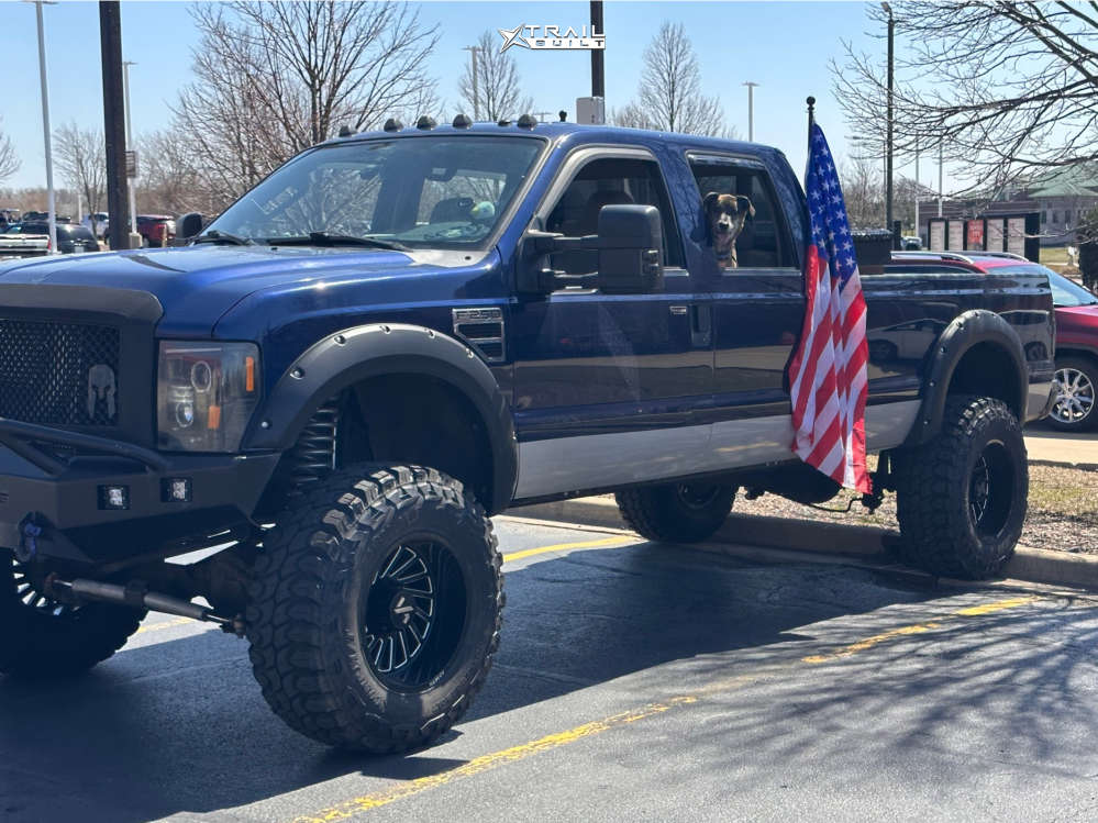 2008 Ford F-250 Super Duty Wheel Offset Aggressive > 1