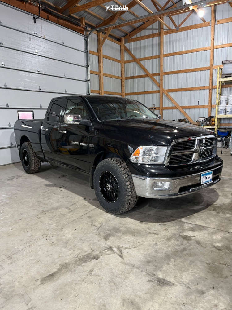 2011 Ram 1500 Wheel Offset Aggressive > 1" Outside Fender Stock 2674504 TrailBuilt OffRoad