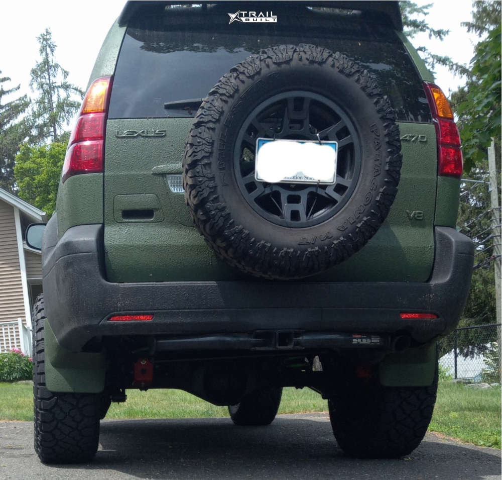 2007 Lexus GX470 Wheel Offset Aggressive > 1