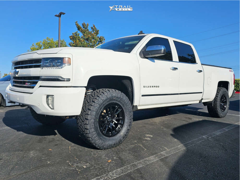 2017 Chevrolet Silverado 1500 Wheel Offset Slightly Aggressive ...